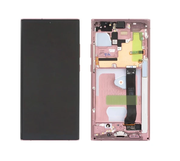 Samsung N986 Note 20 Ultra Ekran Lcd Kasalı Bronze Org. Kvk Servis Ürünüdür. ürün görseli 1