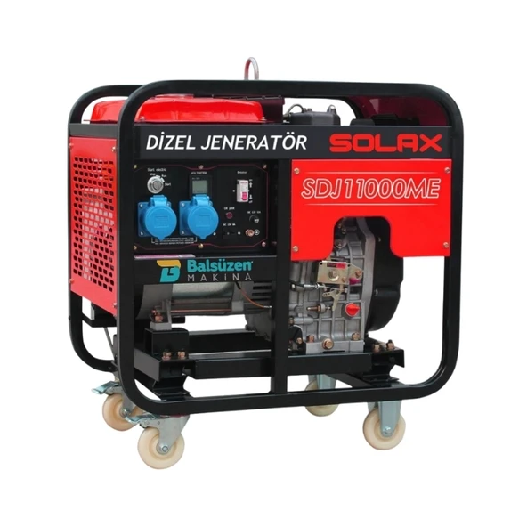 Solax Sdj11000me Dizel Monofaze Marşlı Jeneratör ürün görseli 1