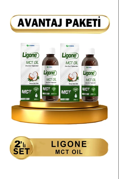 Ligone Mct Oil 200 ml 2 Adet ürün görseli 1
