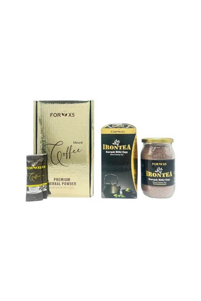 Forx5 Coffee Bitkisel Kahve Karışımı – Bitkisel Sindirim Destek Çayı - Resim 2