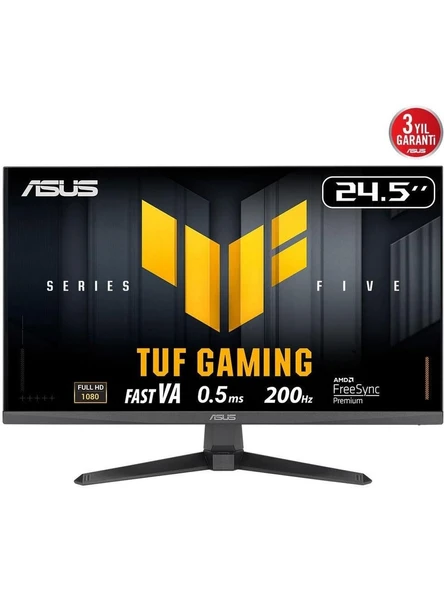Asus 25 Asus Tuf Gamıng VG257Q5A IPS 1ms 180MHZ 1xhdmı 2xdp Fhd 1920X1080 Hoparl ürün görseli 1