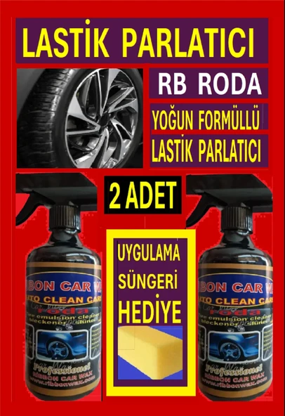 RB RODA ( Lastik Parlatıcı -koruyucu ) 500 ML 2 ADET ürün görseli 1