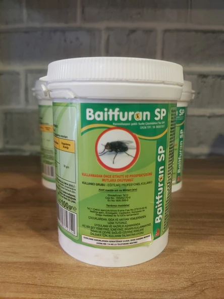 Baitfuran SP Suda Çözülebilen Karasinek Tozu 100 Gram ürün görseli 1