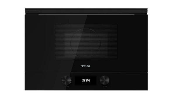 TEKA ML 8220 BIS L FBK FULL SİYAH 22 LT. SERAMİK TABANLI ANKASTRE MİKRODALGA FIRIN ürün görseli 1