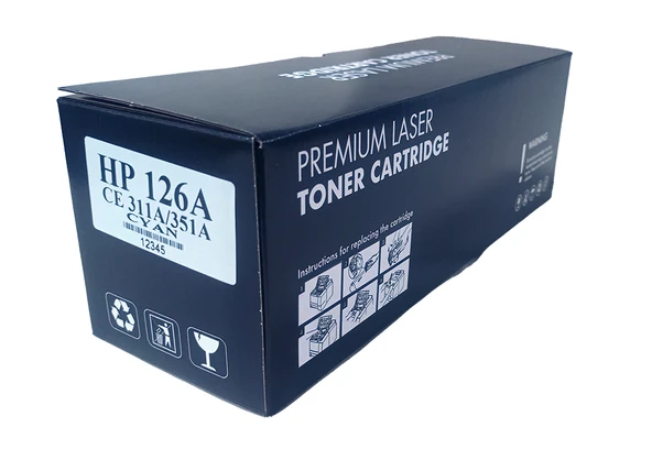 HP CE-311A MAVİ MUADİL TONER CF-350/CRG729 1025/7010/M176 ürün görseli 1