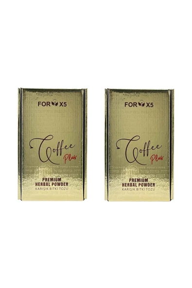 Forx5 Coffee Plus Bitkisel Kahve Karışımı-Kilo Kontrolüne Yardımcı-2’Li Set ürün görseli 1