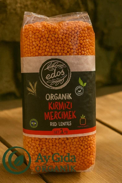 Edos Organik Kırmızı Mercimek 1 Kg ürün görseli 1