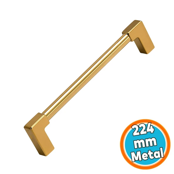 Mobilya Kulp Çekmece Dolap Kapak Kolu Kulpu Kulpları Dayanıklı Tasarım 224 mm Bronz Metal ürün görseli 1