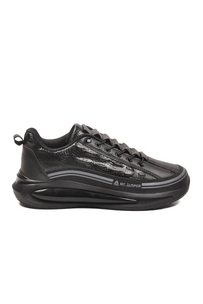 Mc Jamper Siyah Memory Foam Lastik Bağcıklı Erkek Sneaker 2250-1 M ürün görseli 1