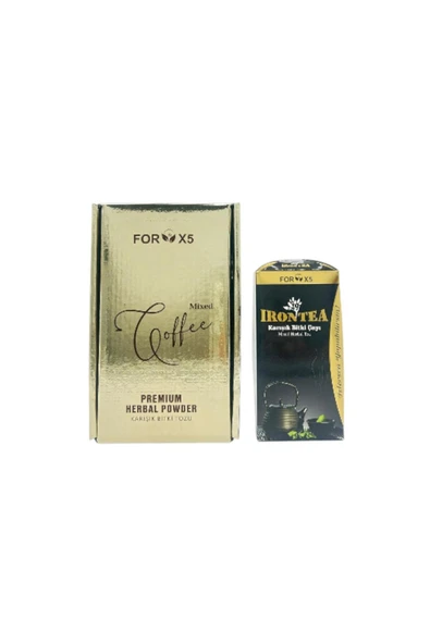 Forx5 Coffee Bitkisel Kahve Karışımı – Bitkisel Sindirim Destek Çayı ürün görseli 1