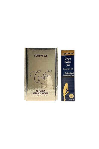 Forx5 Coffee Bitkisel Kahve Karışımı – Toparlayıcı Göğüs Bakım Jeli ürün görseli 1
