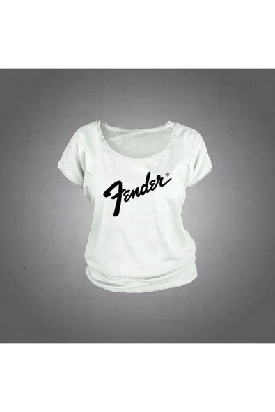 Fender Beyaz Kadın Tshirt ürün görseli 1