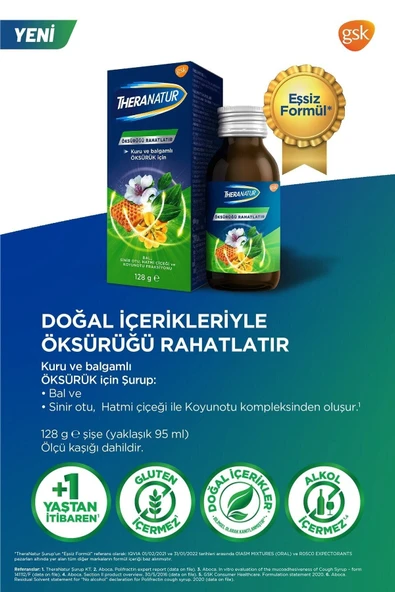 Theranatur Bitkisel Şurup 128 gr - Resim 5