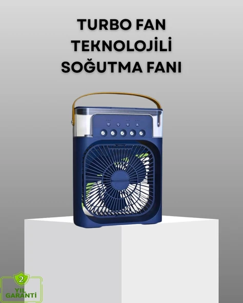 Turbo Teknolojili Ayarlanabilir Sessiz Masa ve Ofis Fanı ürün görseli 1