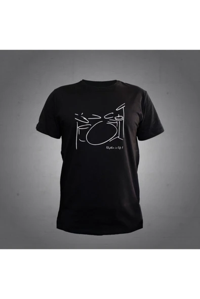 Bateri Siyah Tshirt Unisex ürün görseli 1