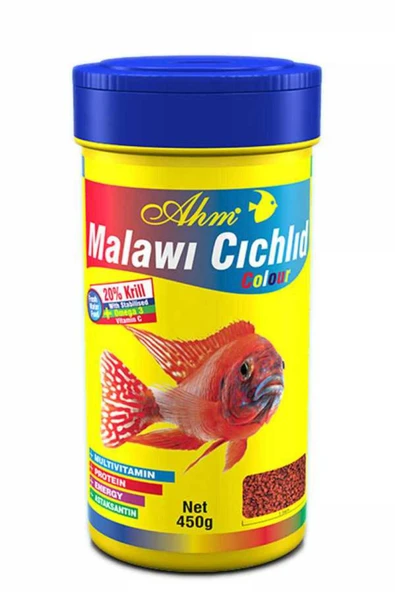 Ahm Malawi Cichlid Granulat Color Balık Yemi  250 ml ürün görseli 1