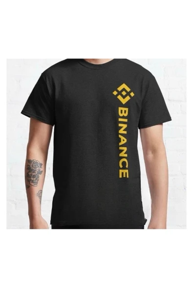Binance Btc Bitcoin Tasarım Unisex %100 pamuk Tshirt ürün görseli 1