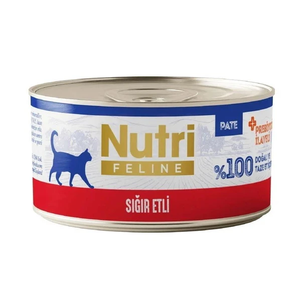 Nutri Feline Sığır Etli Tahılsız Kedi Konserves 70 Gr ürün görseli 1