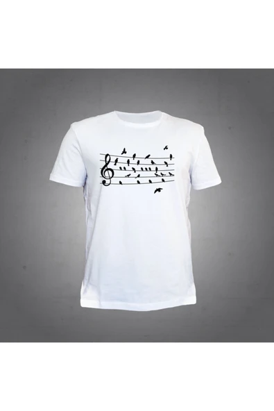 Nota Kuş Beyaz Tshirt ürün görseli 1