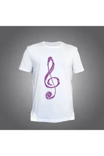 Sol Anahtar Müzik T-shirt Unisex ürün görseli 1