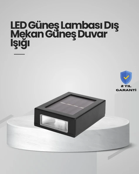 Güneş Enerjili LED Duvar Aydınlatması ürün görseli 1