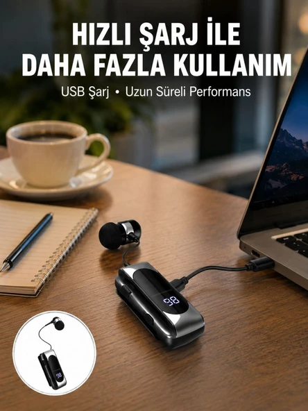 Uzun Pil Ömürlü Kablosuz Kulaklık – 25 Saat Konuşma ve Müzik Süresi ürün görseli 1