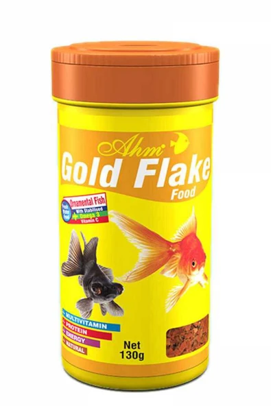 Ahm Gold Flake Food Japon Balık Yemi 100 ml. ürün görseli 1