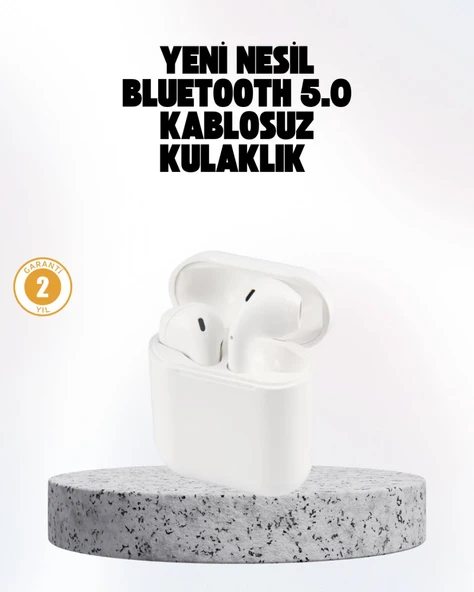 Hızlı Şarj Destekli 2. Nesil Bluetooth 5.0 Ergonomik Kulaklık ürün görseli 1