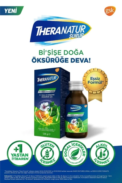 Theranatur Bitkisel Şurup 128 gr ürün görseli 1