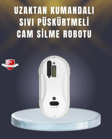 2800 Pa Güçlü Emişli Akıllı Cam Temizleyici Robot ürün görseli 1