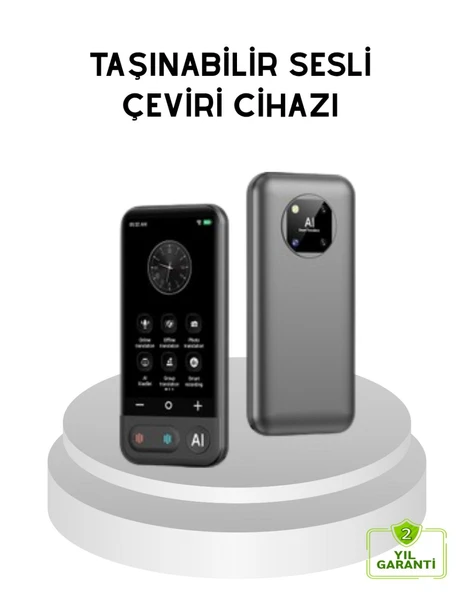 Taşınabilir Akıllı Tercüme Cihazı – Gerçek Zamanlı Ses ve Metin Çevirisi ürün görseli 1