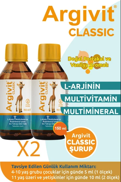 Argivit Classic 150 ml Şurup 4 Adet - Resim 2