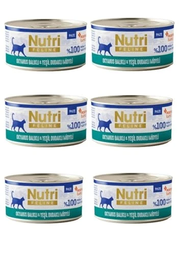Nutri Feline Gurme Seri: Midyeli & Okyanus Balıklı Tahılsız Pate (6x70g) - Eşsiz Lezzet Şöleni ürün görseli 1