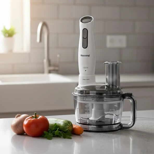 Homend Functionall 2849H Mutfak Robotu Krem ürün görseli 1