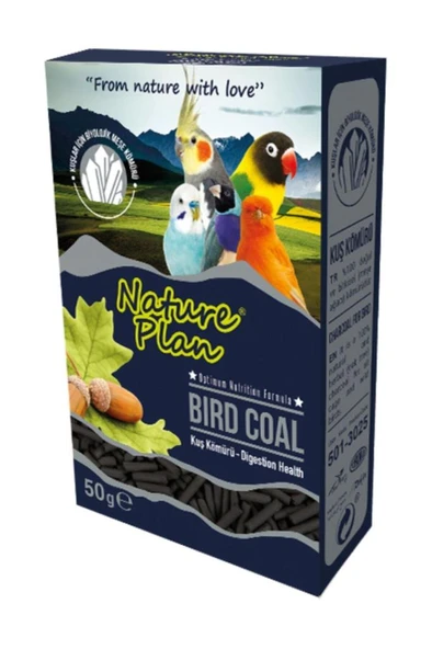 Nature Plan Bird Coal Kuş Kömürü 50Gr Skt:09/2027 ürün görseli 1