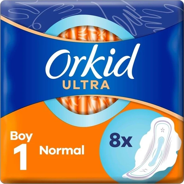 Orkid Hijyenik Ped Ultra Extra Normal 8 Adet Standart Pk ürün görseli 1
