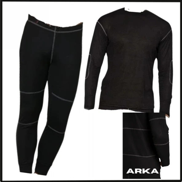Uyguna-Yakala Yetişkin Termal İçlik - Thermoform - Active Plus - Siyah ürün görseli 1