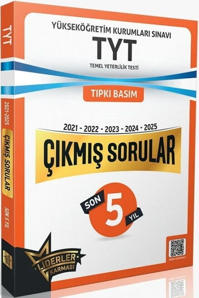 TYT Son 5 Yıl Çıkmış Sorular 2021 2025 Liderler Karması ürün görseli 1