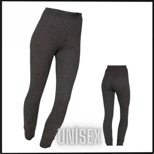 Uyguna-Yakala - Unisex - Antrasit Yetişkin Termal Alt İçlik -12005-A ürün görseli 1