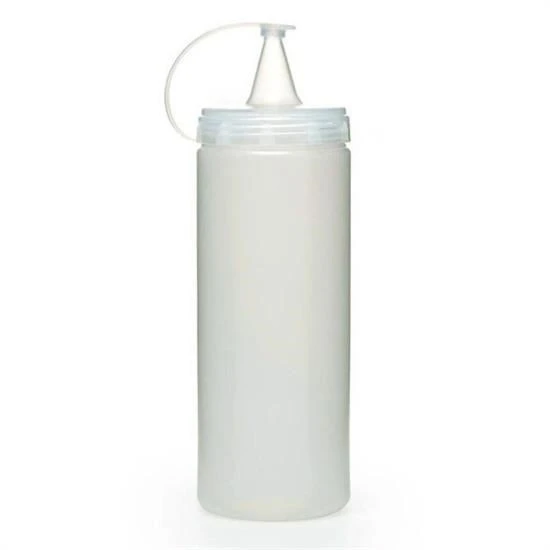 OLLEVRA Sızdırmaz Şeffaf Kapaklı Yağlık Sosluk Şişesi Plastik Yağdanlık 400 ml AP-9028 ürün görseli 1