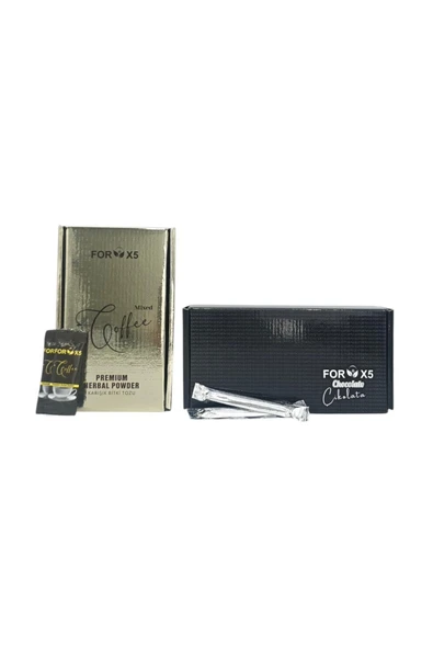 FORX5 Coffee Bitkisel Kahve Karışımı – Bitkisel İçerikli Kalıp Çikolata - Resim 2