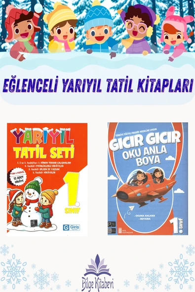 Giriş 1. Sınıf Yarıyıl Tatil + Gıcır Gıcır Oku Anla Boya ürün görseli 1