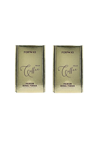 FORX5 Coffee Bitkisel Kahve Karışımı-Kilo Kontrolüne Yardımcı-2’Li Set ürün görseli 1