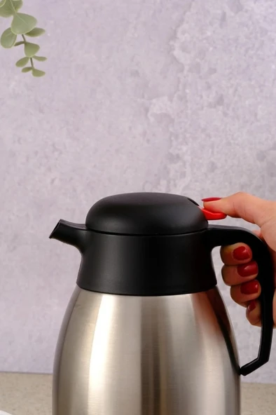 Penguen 1,5 Litre Çelik Termos 1150P - Resim 4