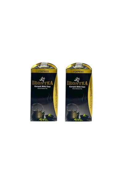 FORX5 İrontea Bitkisel Sindirim Destek Çayı-Kilo Kontrolüne Yardımcı-2’Li Set ürün görseli 1
