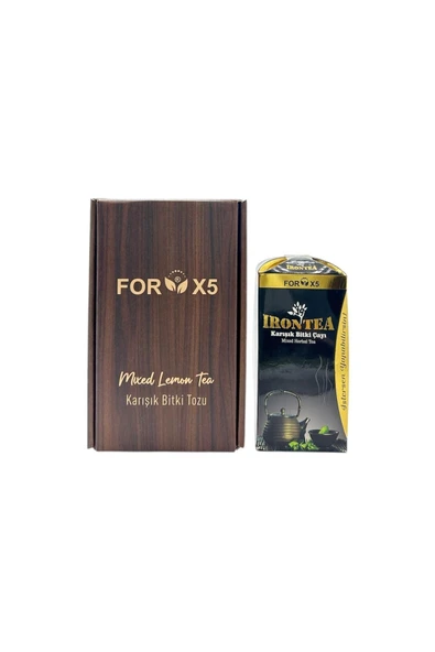 FORX5 Bitkisel Limon Aromalı Karışım – Bitkisel Sindirim Destek Çayı ürün görseli 1