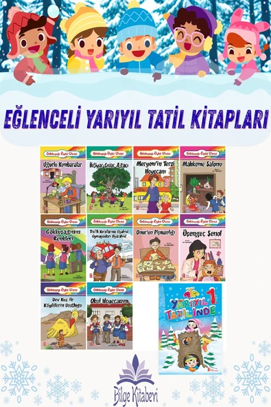 1.Sınıf Ata Yarıyıl Tatilinde + Gökkuşağı Öykü Dizisi ürün görseli 1