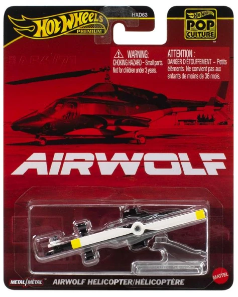 Hot Wheels Premium Pop Culture AirWolf Helicopter JBL56 ürün görseli 1