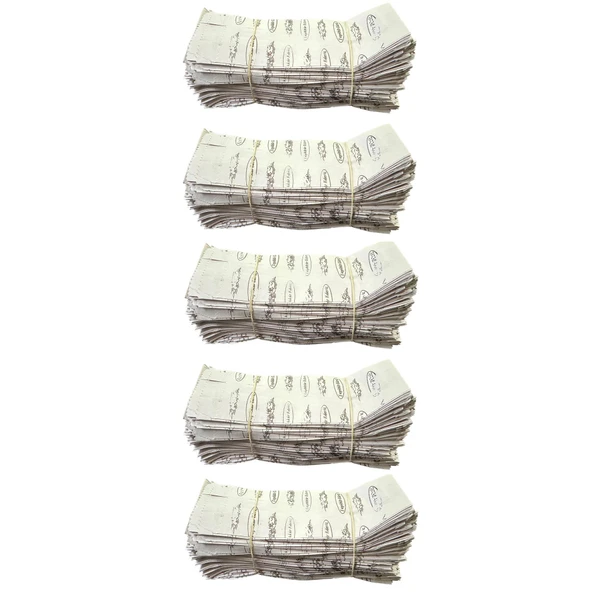 Baskılı Mat Beyaz Baget Dürüm Kese Kağıdı - 8 x 28 Cm. - 2.5 Kg. - Ortalama 600 Ad - Paket ürün görseli 1