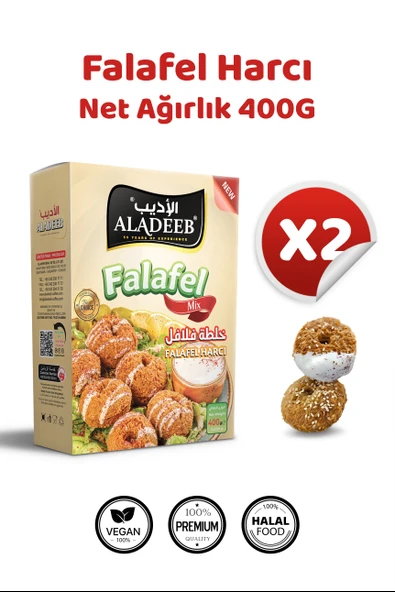 Falafel Harcı 2’li Set 400 g x 2 Adet (800 g) ürün görseli 1